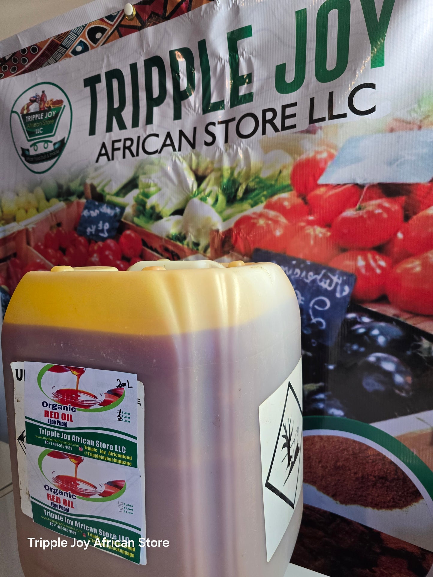 Tripple joy Organic palm oil. Epo pupa