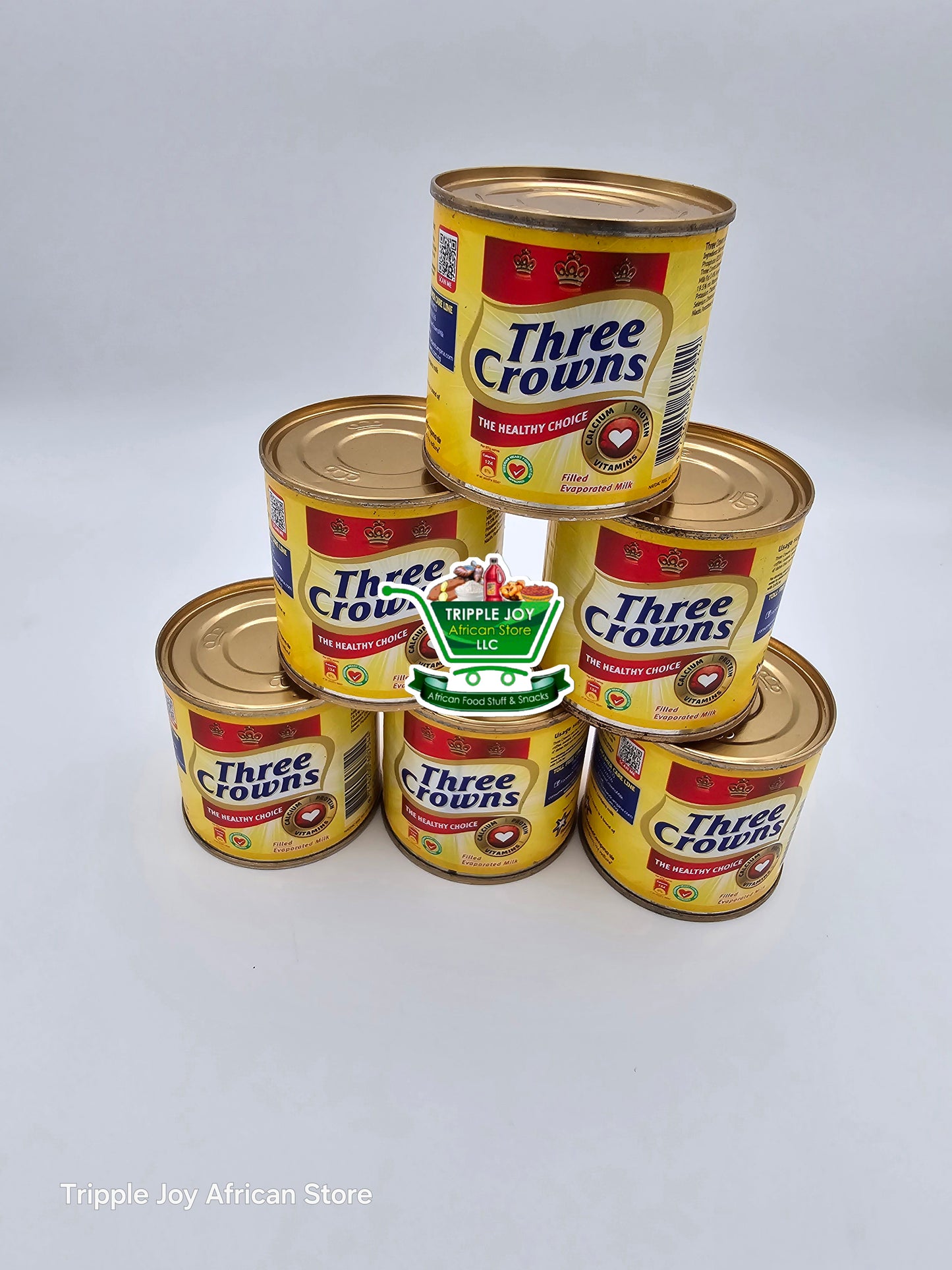 Three crown evaporated milk