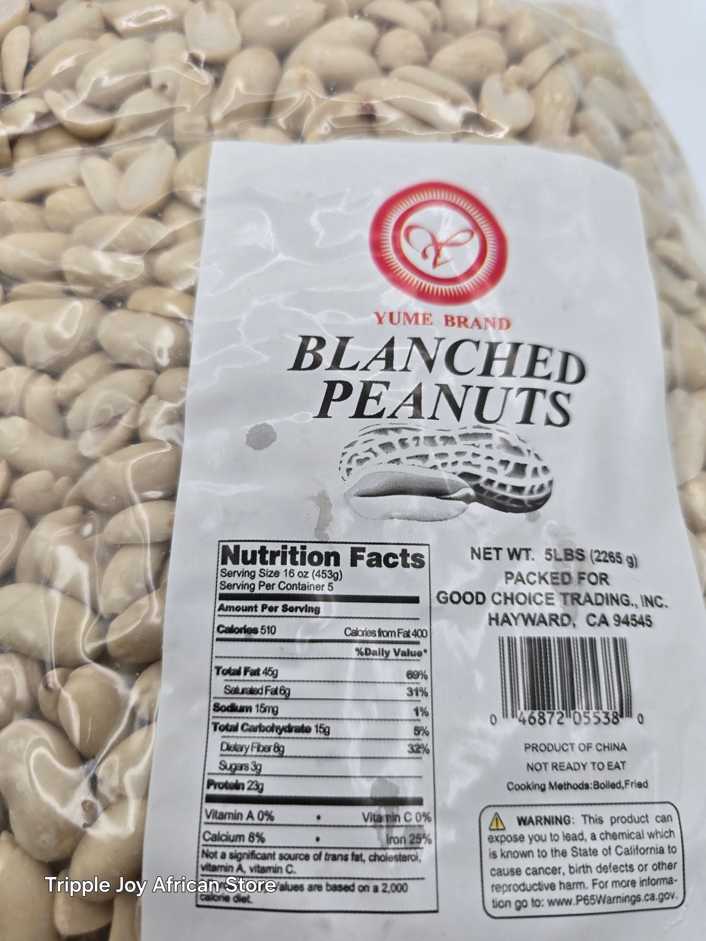 Blanched peanut 5lb
