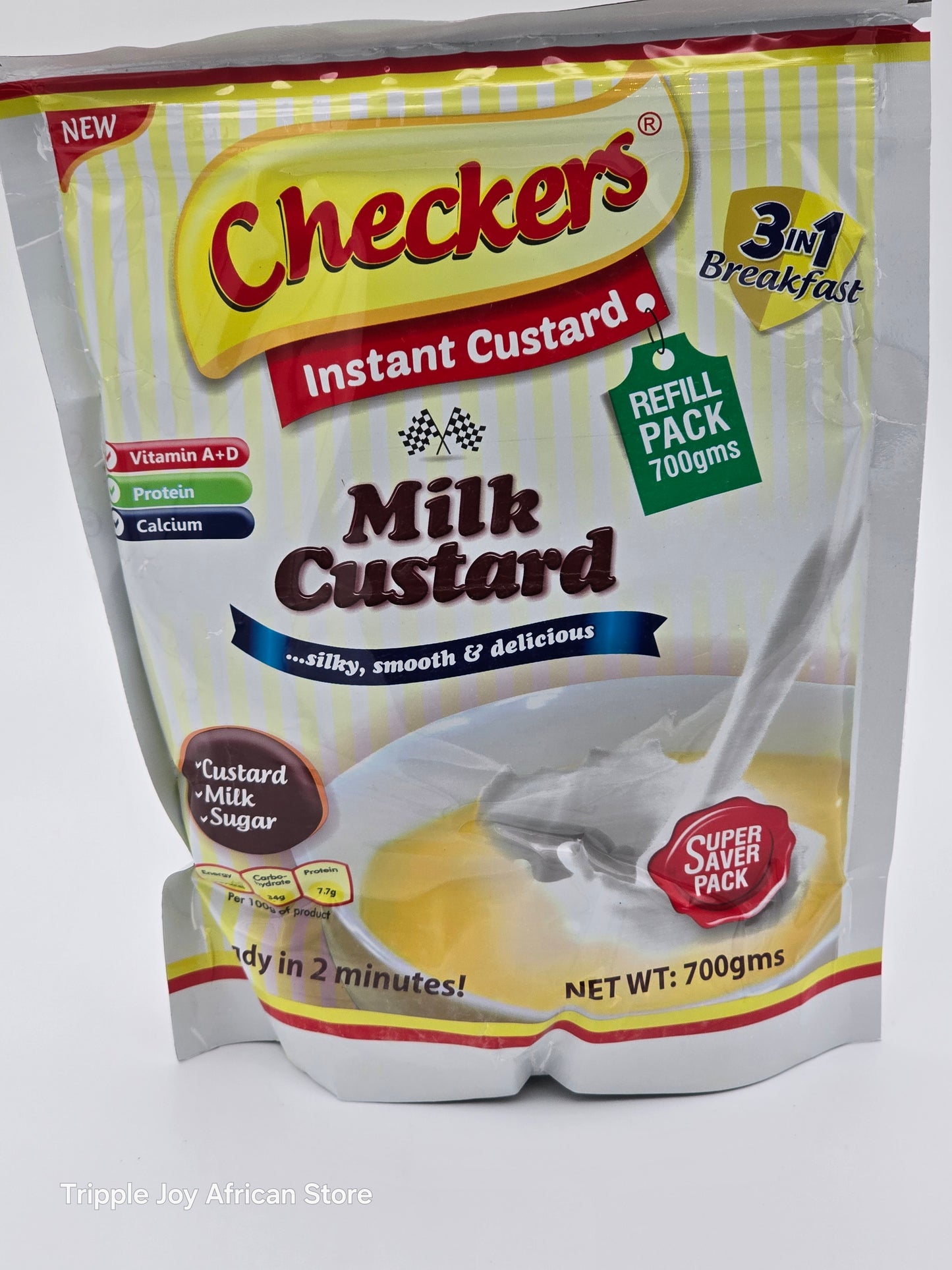 Checkers 3 in 1 refill 700g custard