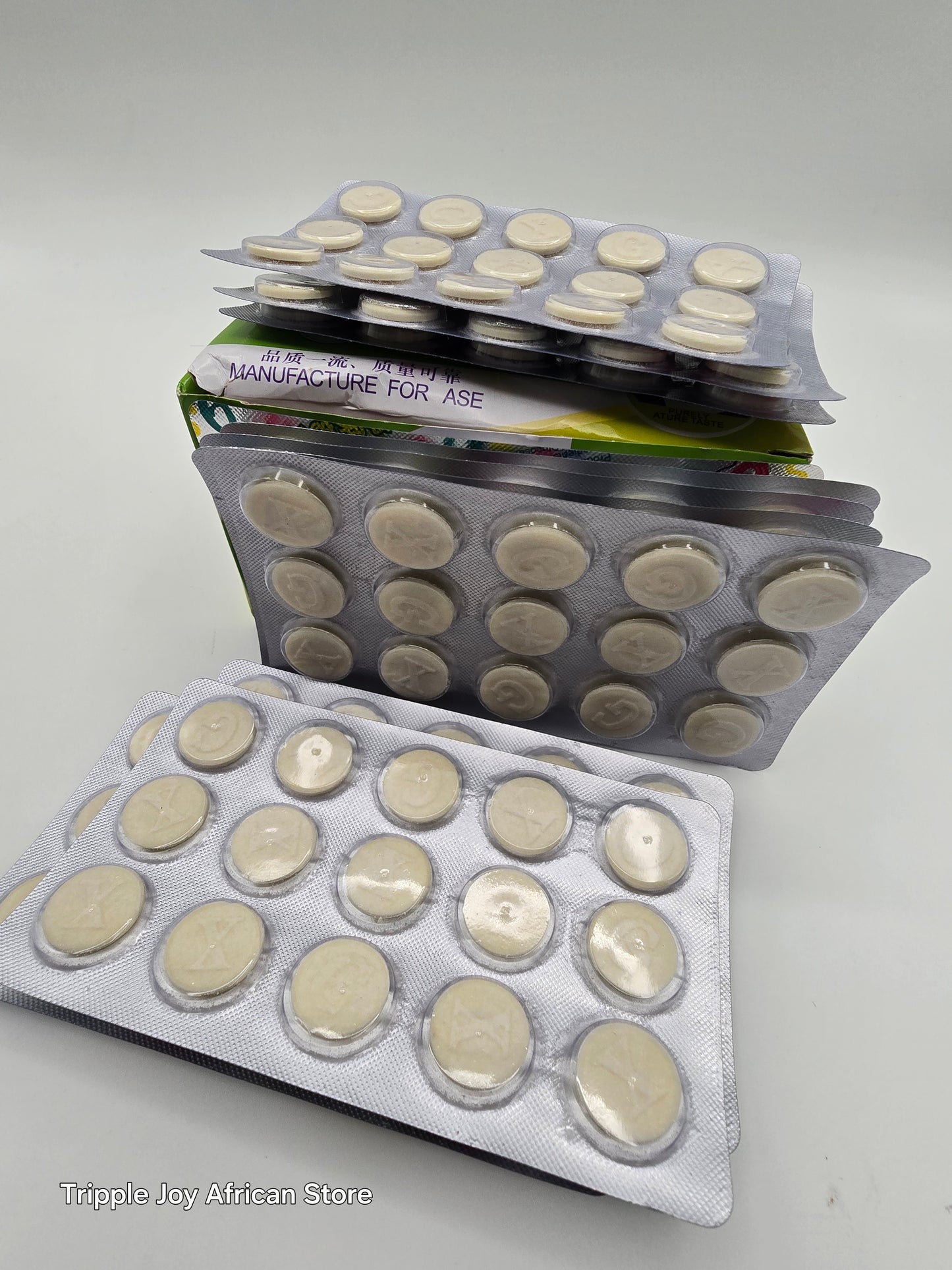 Milk candy tablets