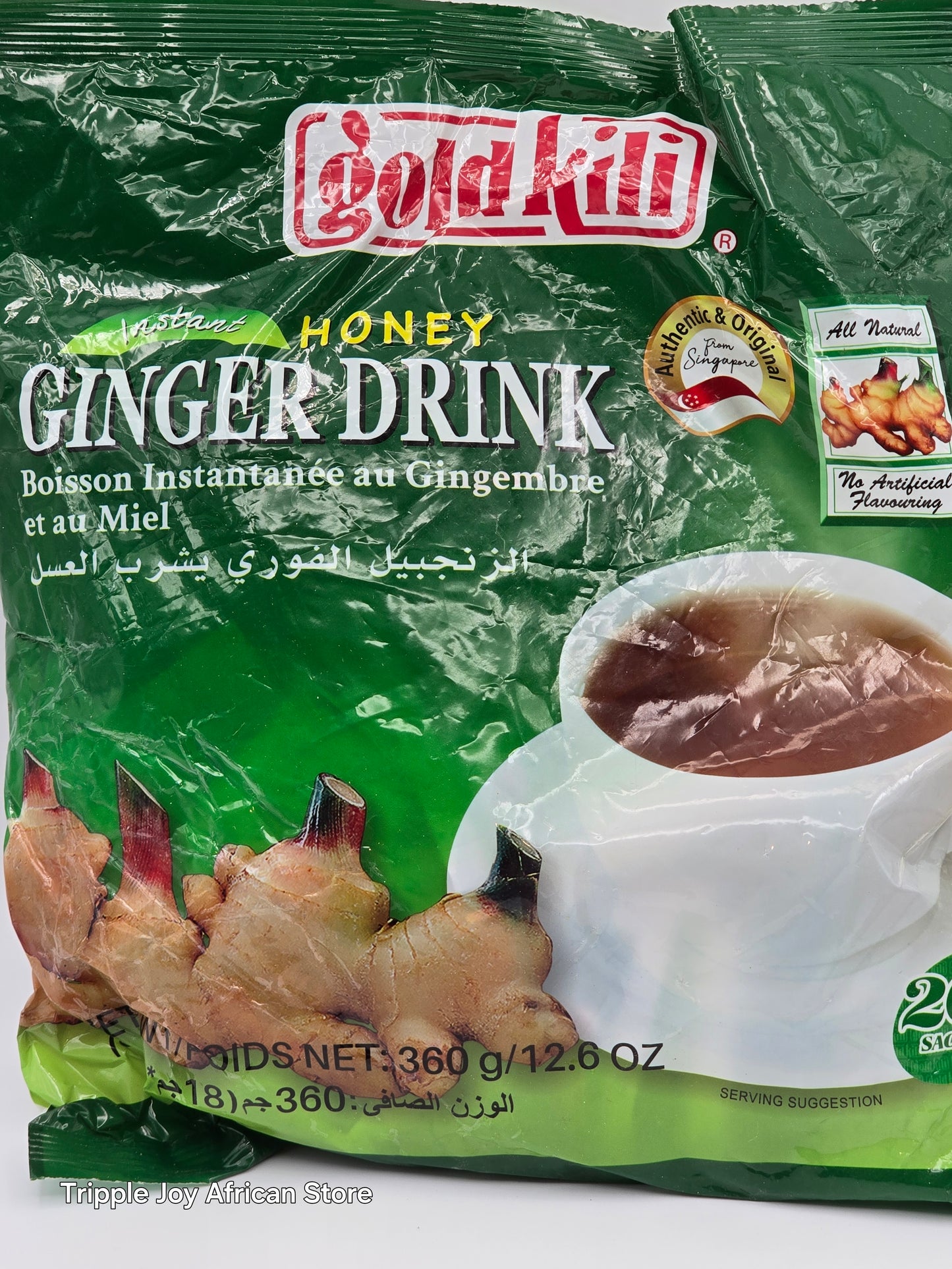 Gold kili honey ginger drink 20pcs