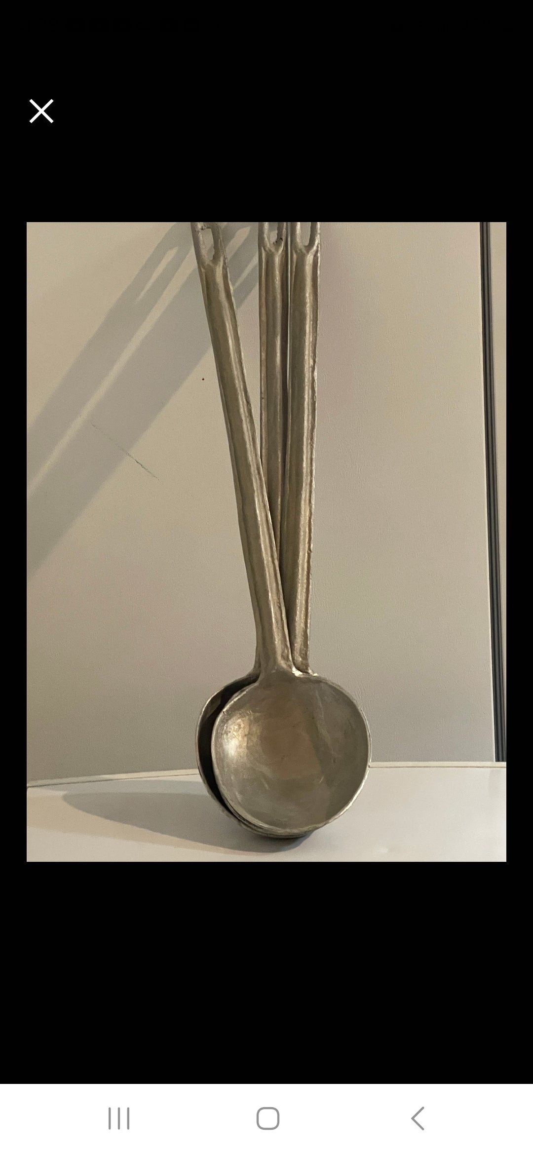 Cooking spoon and Iwakara