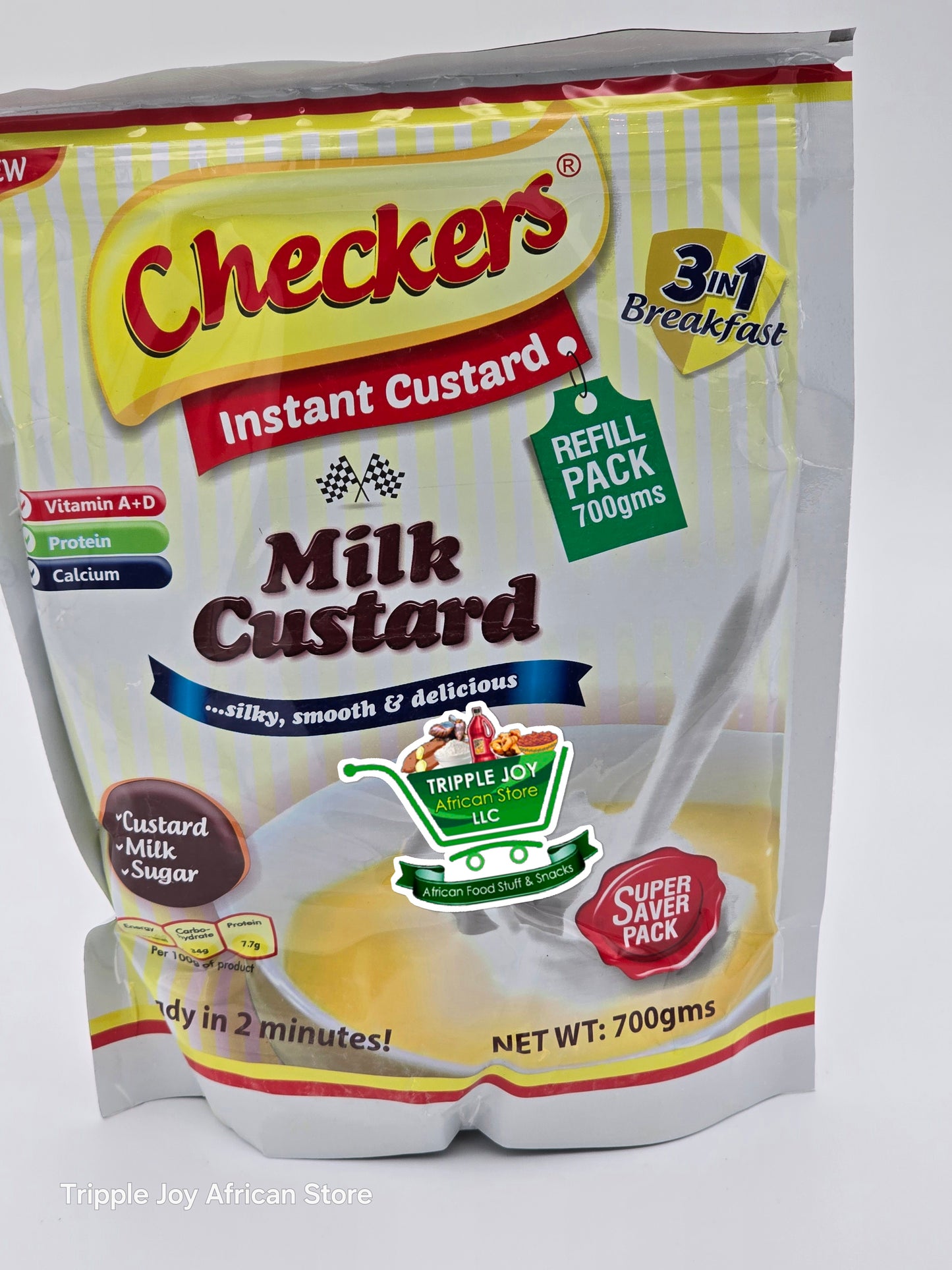 Checkers 3 in 1 refill 700g custard