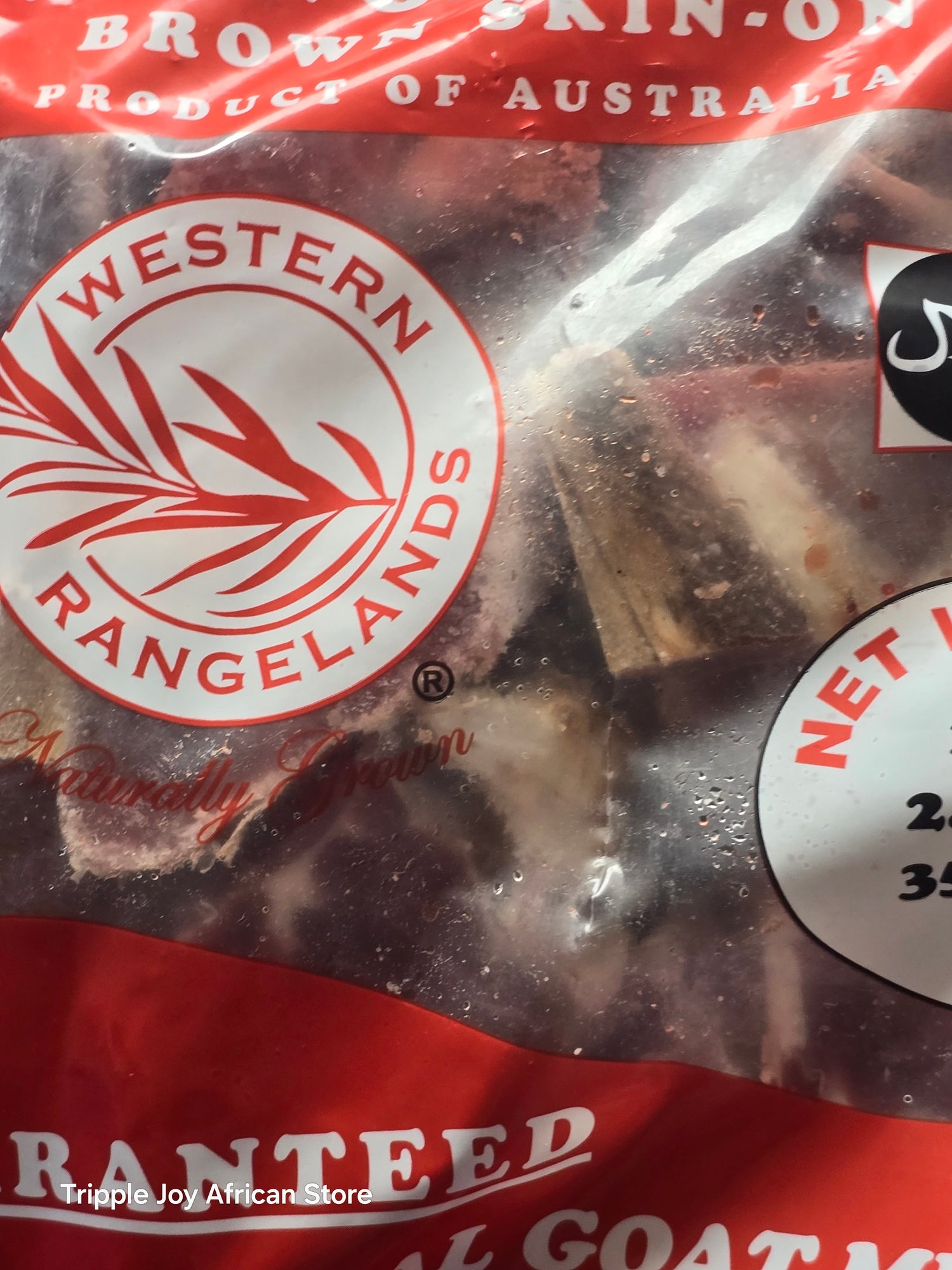 Frozen meat and fish