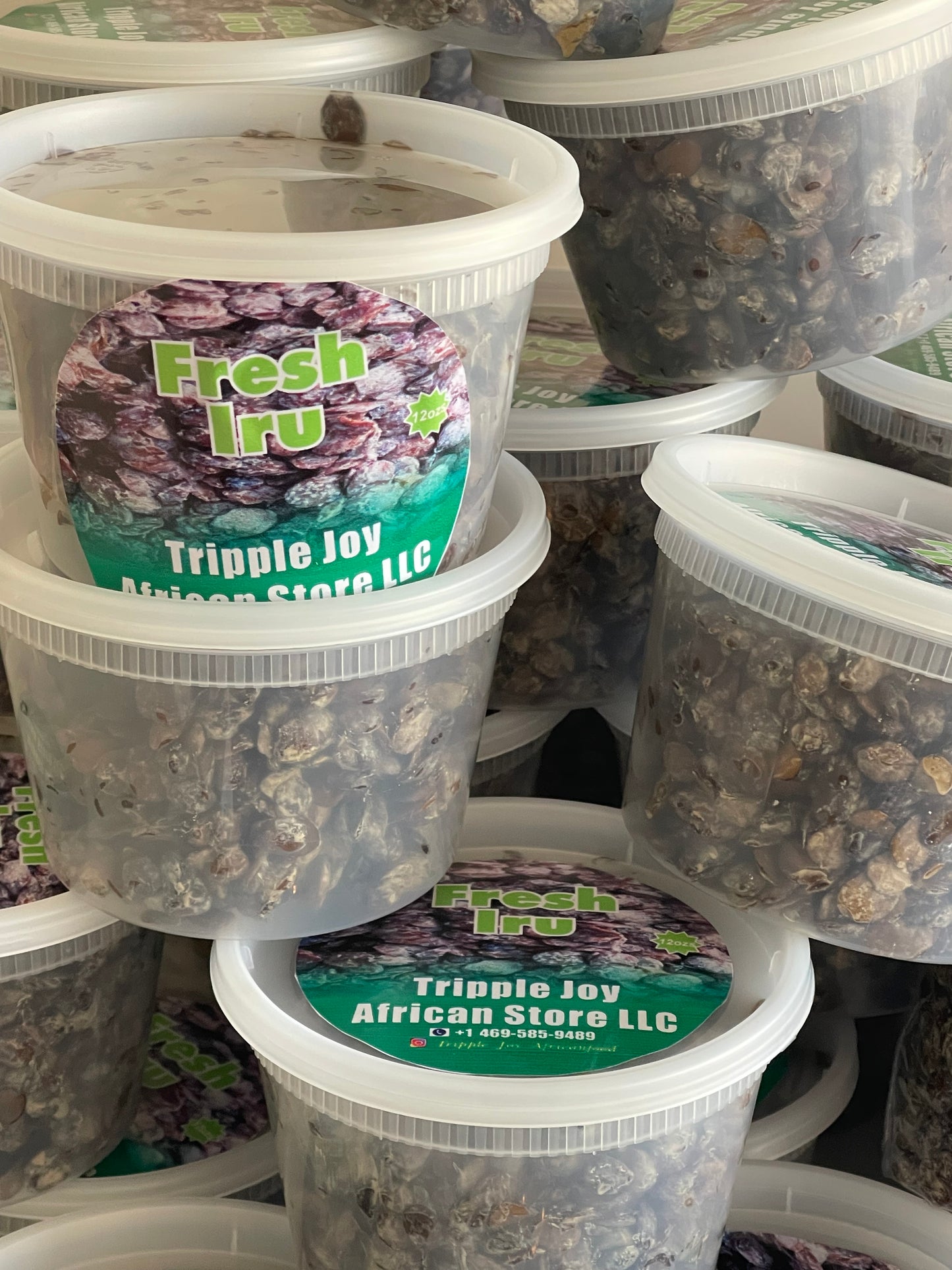 Stone free fresh locust beans ( iru woro)