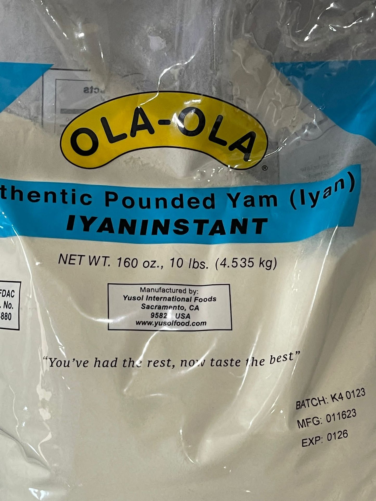 Ola Ola poundo yam