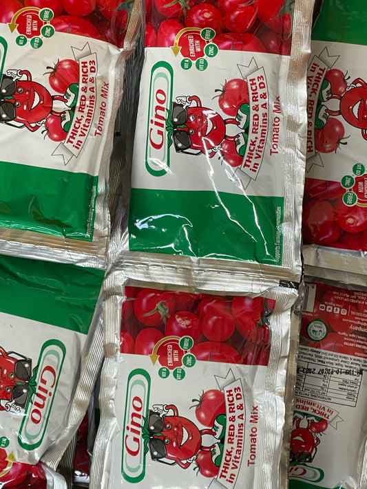 Gino tomato paste sachets