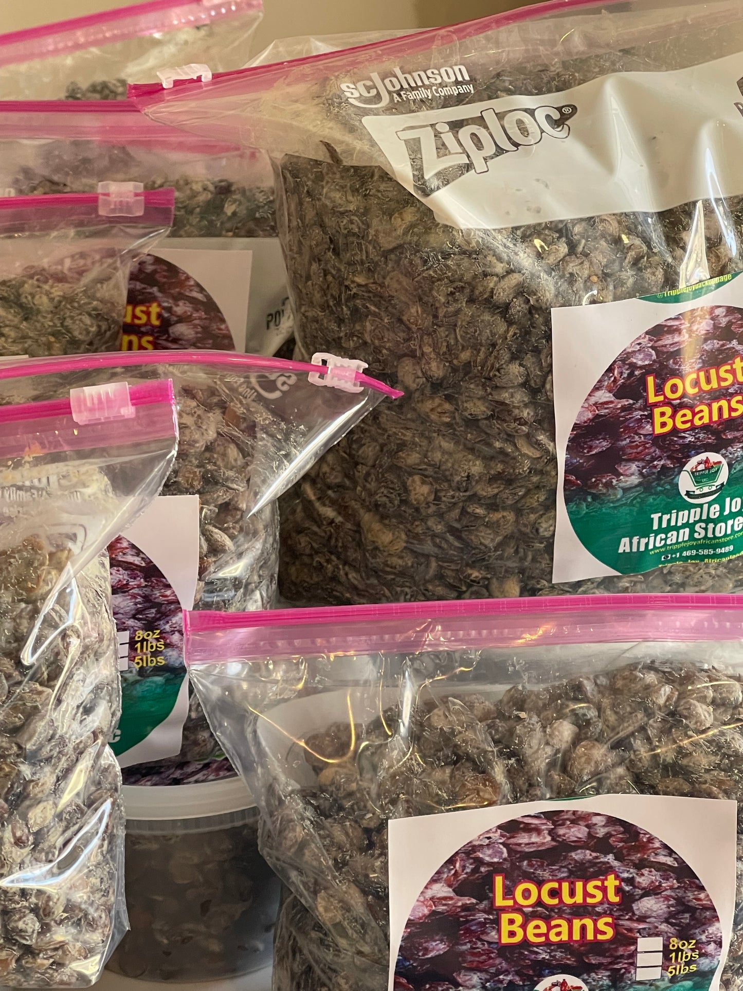 Stone free fresh locust beans ( iru woro)