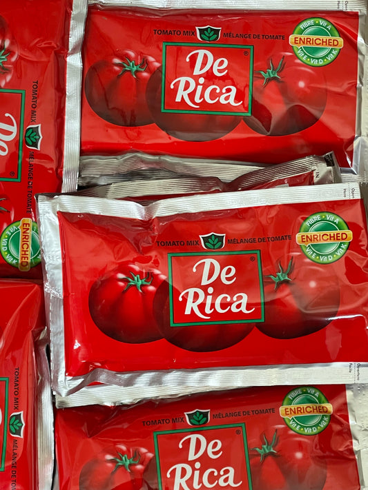 De Rica tomato paste sachets