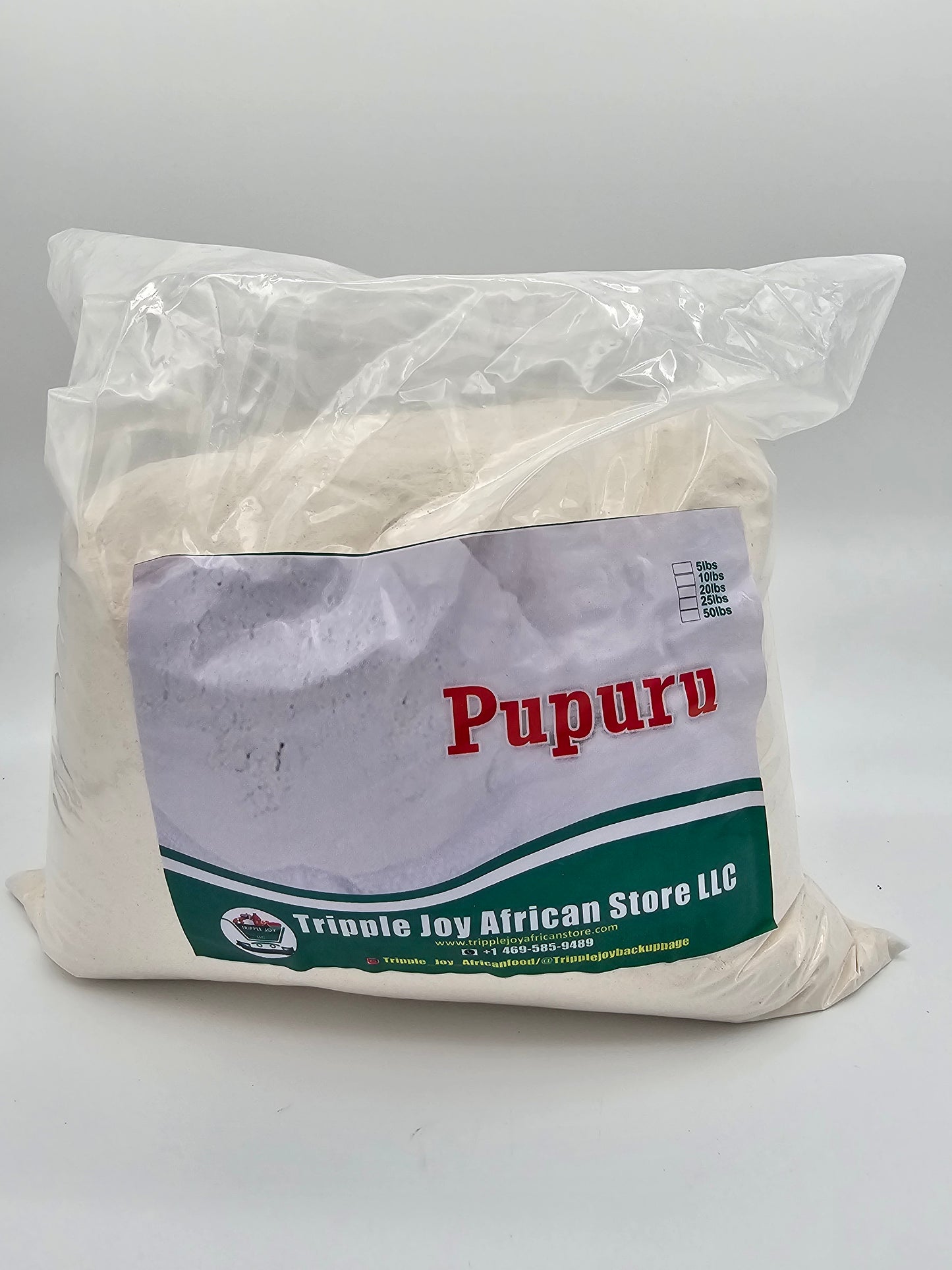 Pupuru( cassava poundo)
