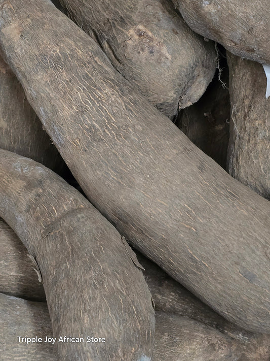 New Ghana yam( $4.50 per pound) not per tuber