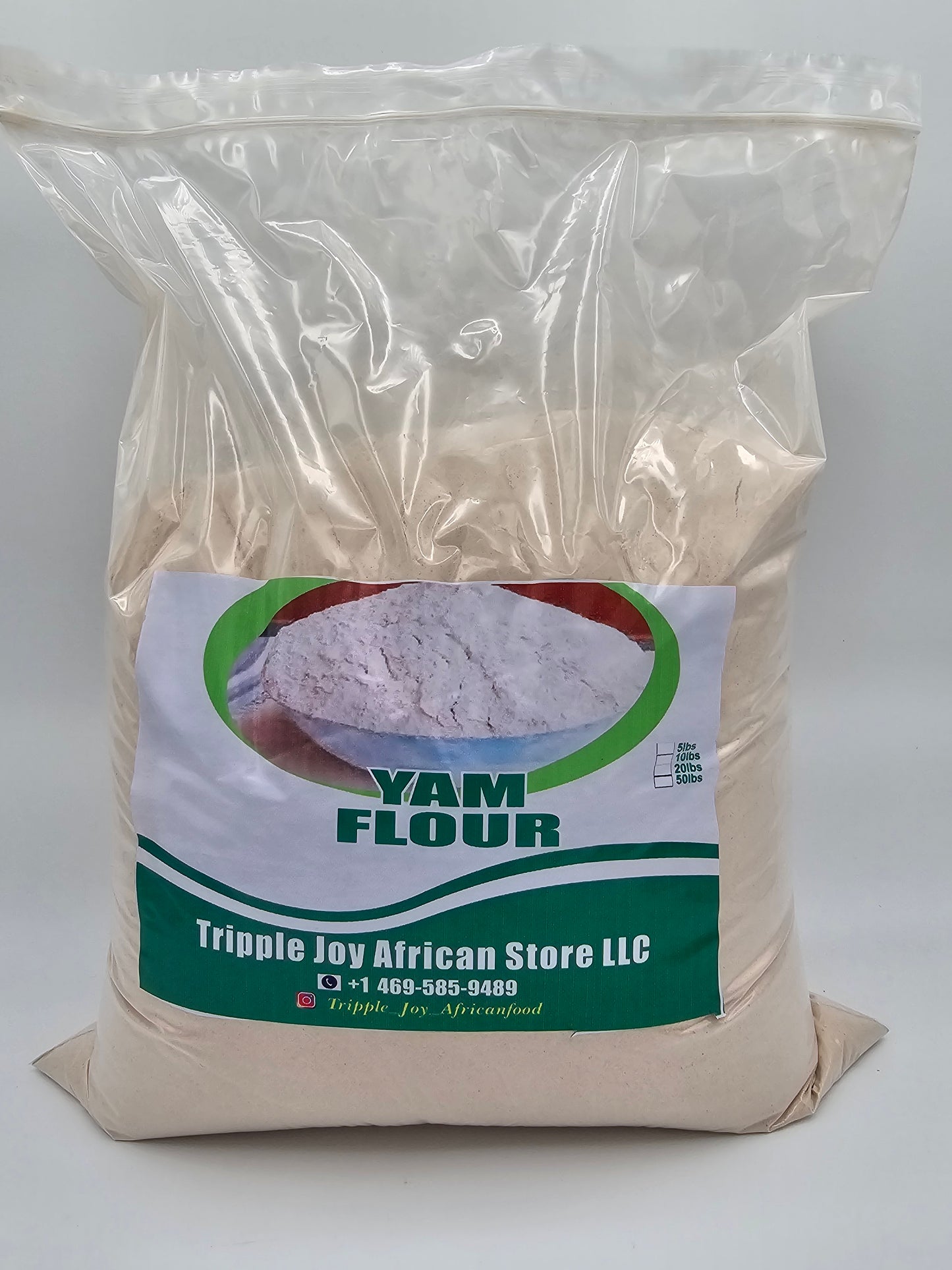 Pure yam flour ( elubo ikokoro)