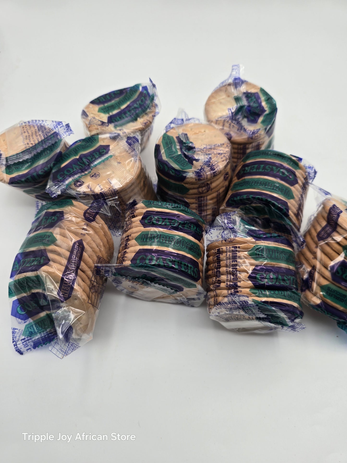 Coaster crackers biscuits