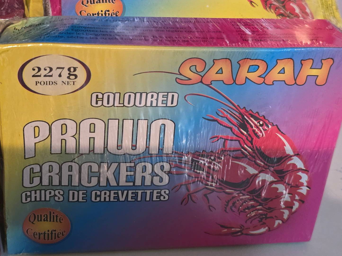 Prawn crackers chips
