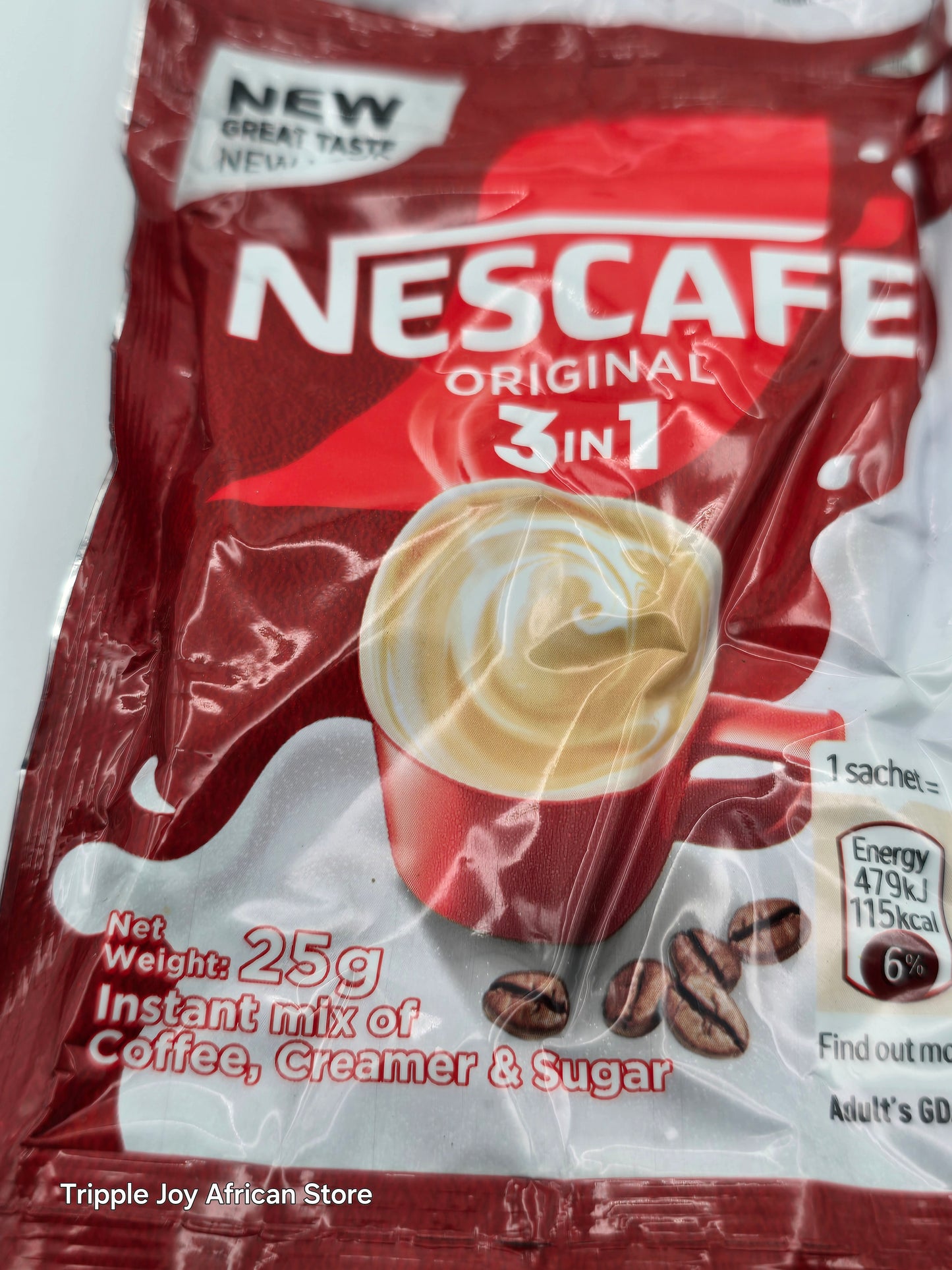 Nescafe instant coffee 3 in 1, ( 25gx 10pcs)