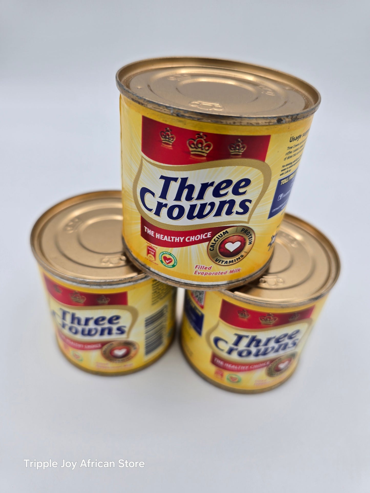 Three crown evaporated milk