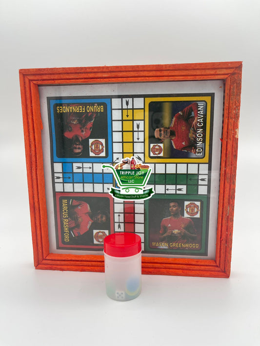 Ludo board game with 2 dices and seeds
