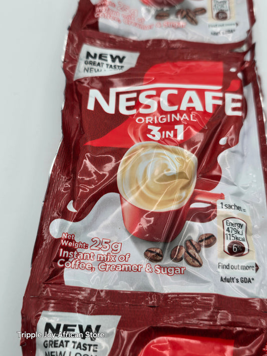 Nescafe instant coffee 3 in 1, ( 25gx 10pcs)