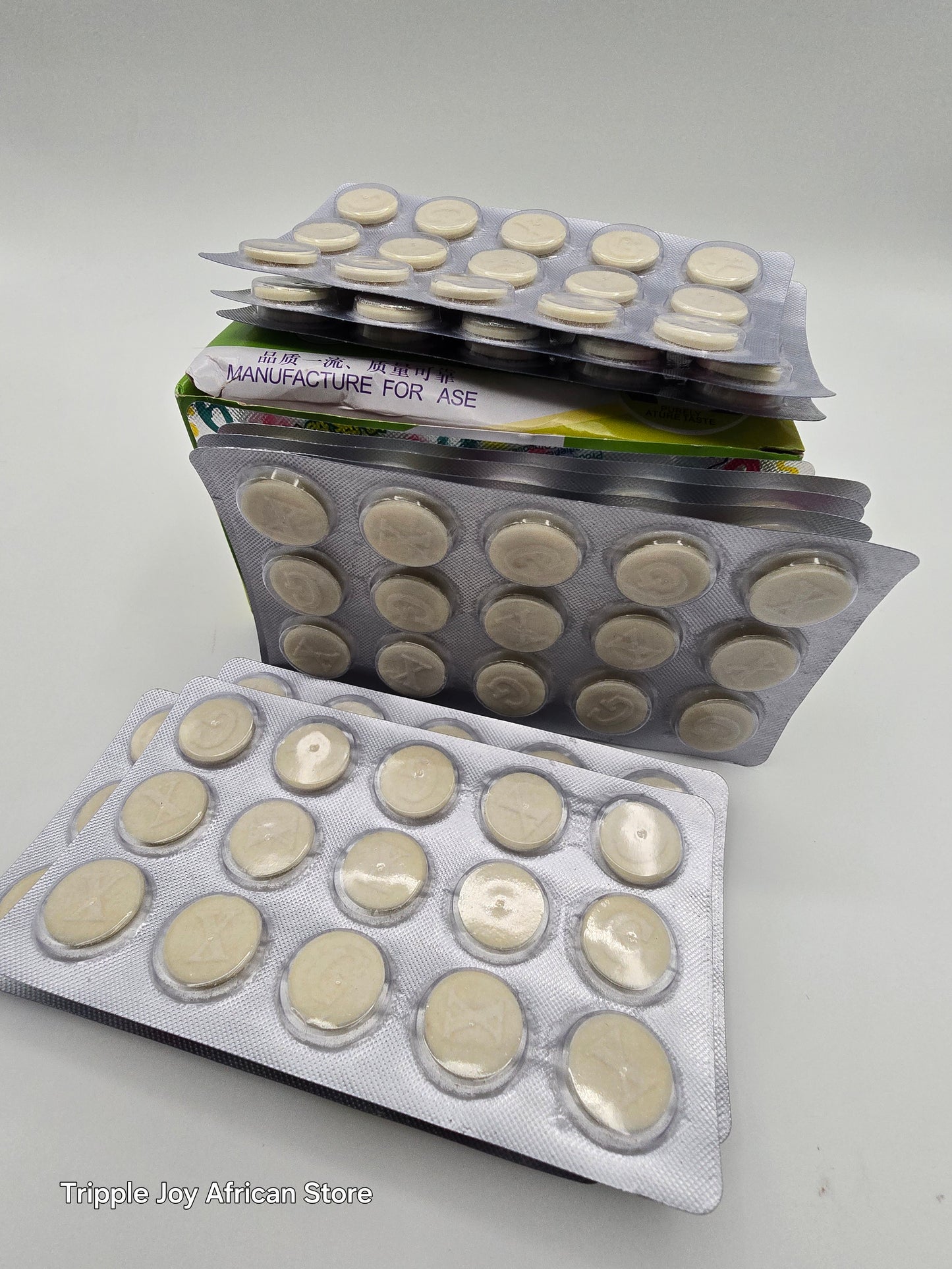 Milk candy tablets
