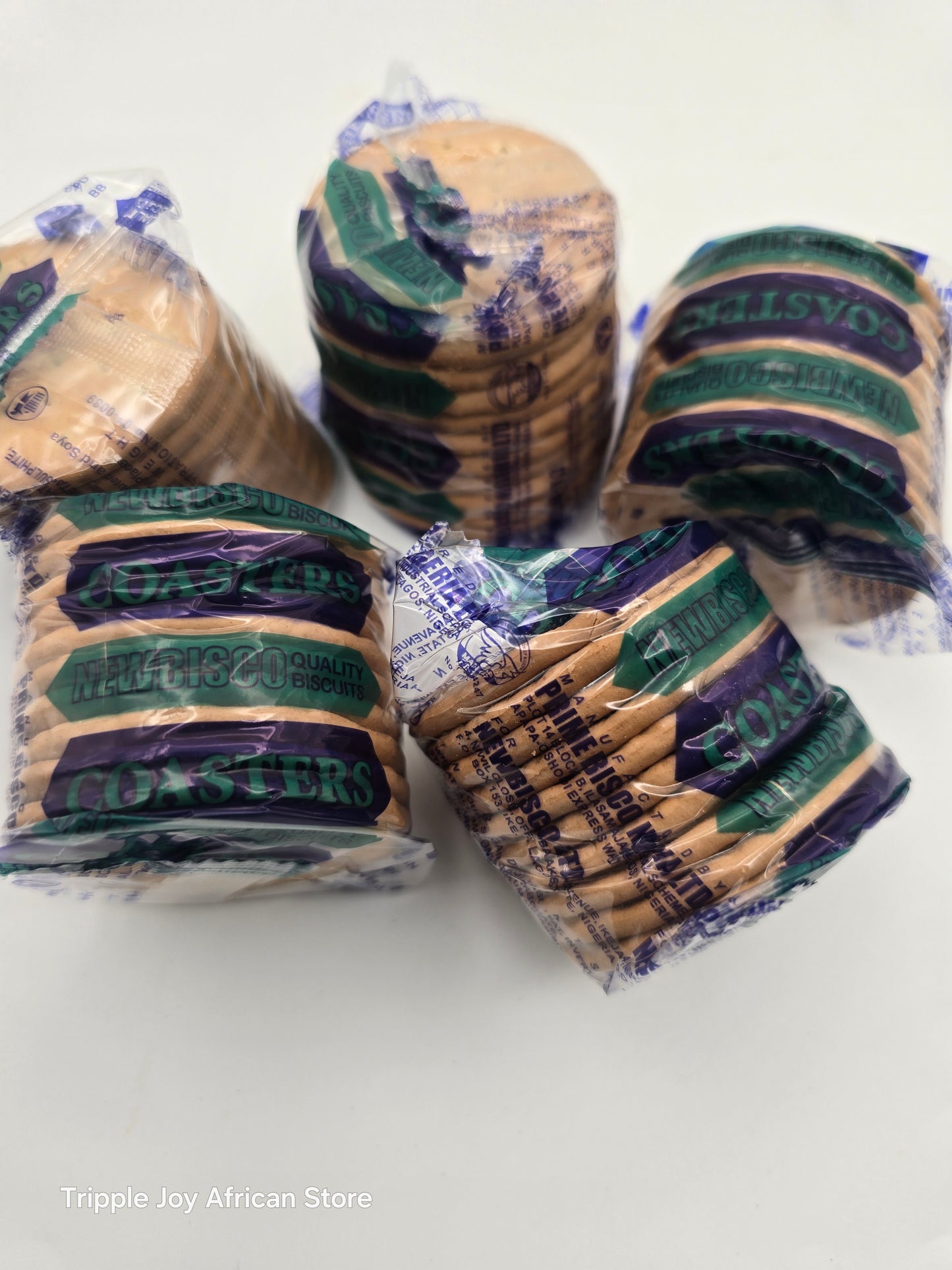 Coaster crackers biscuits