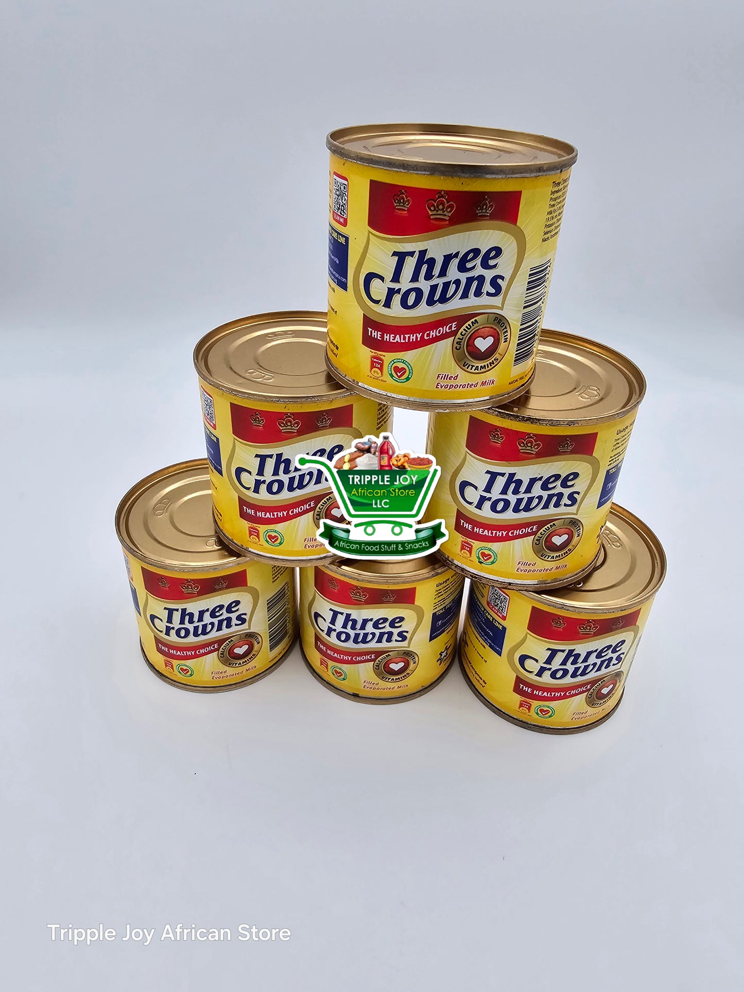 Three crown evaporated milk