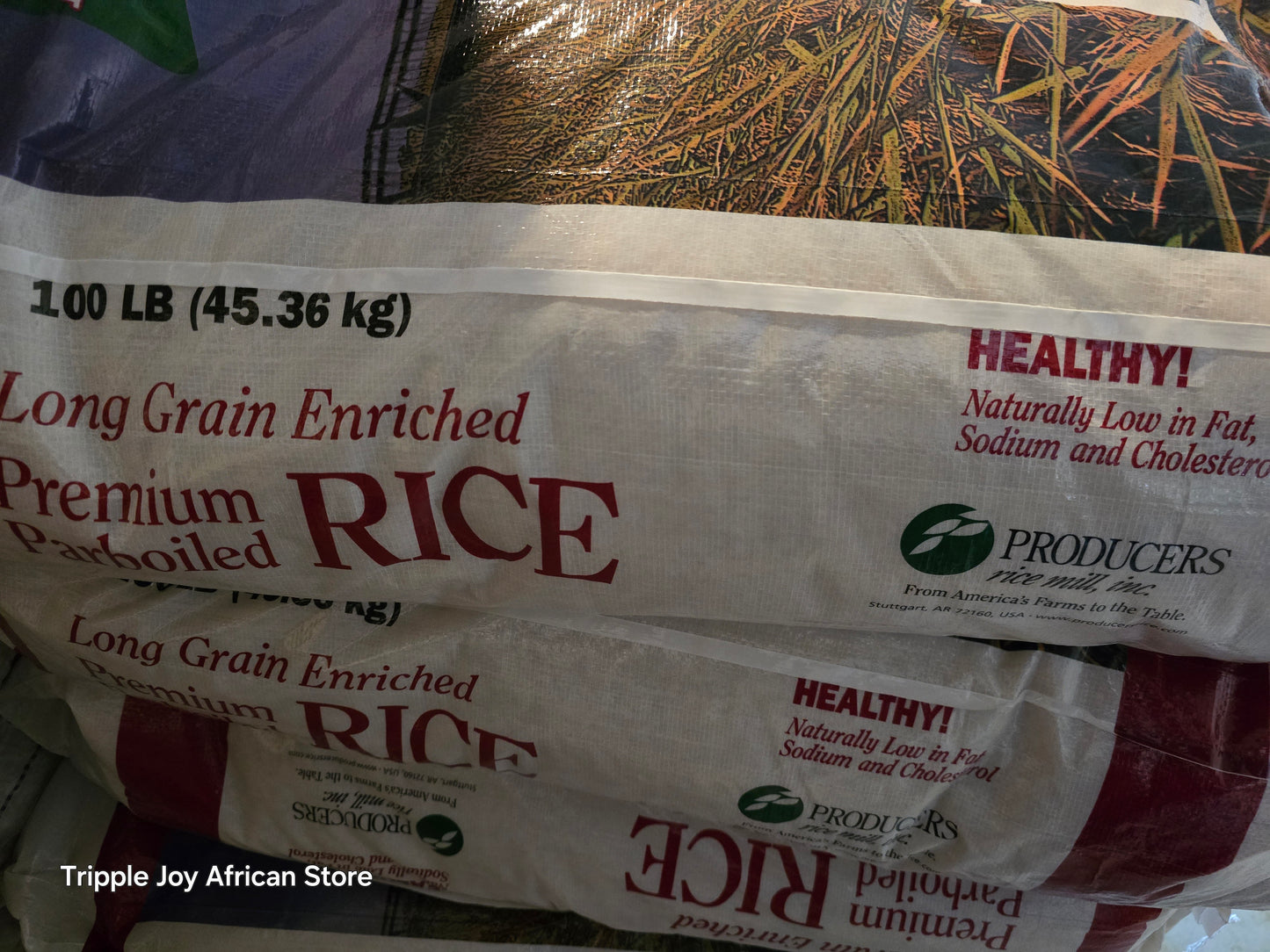 Par excellence per boil long grains rice