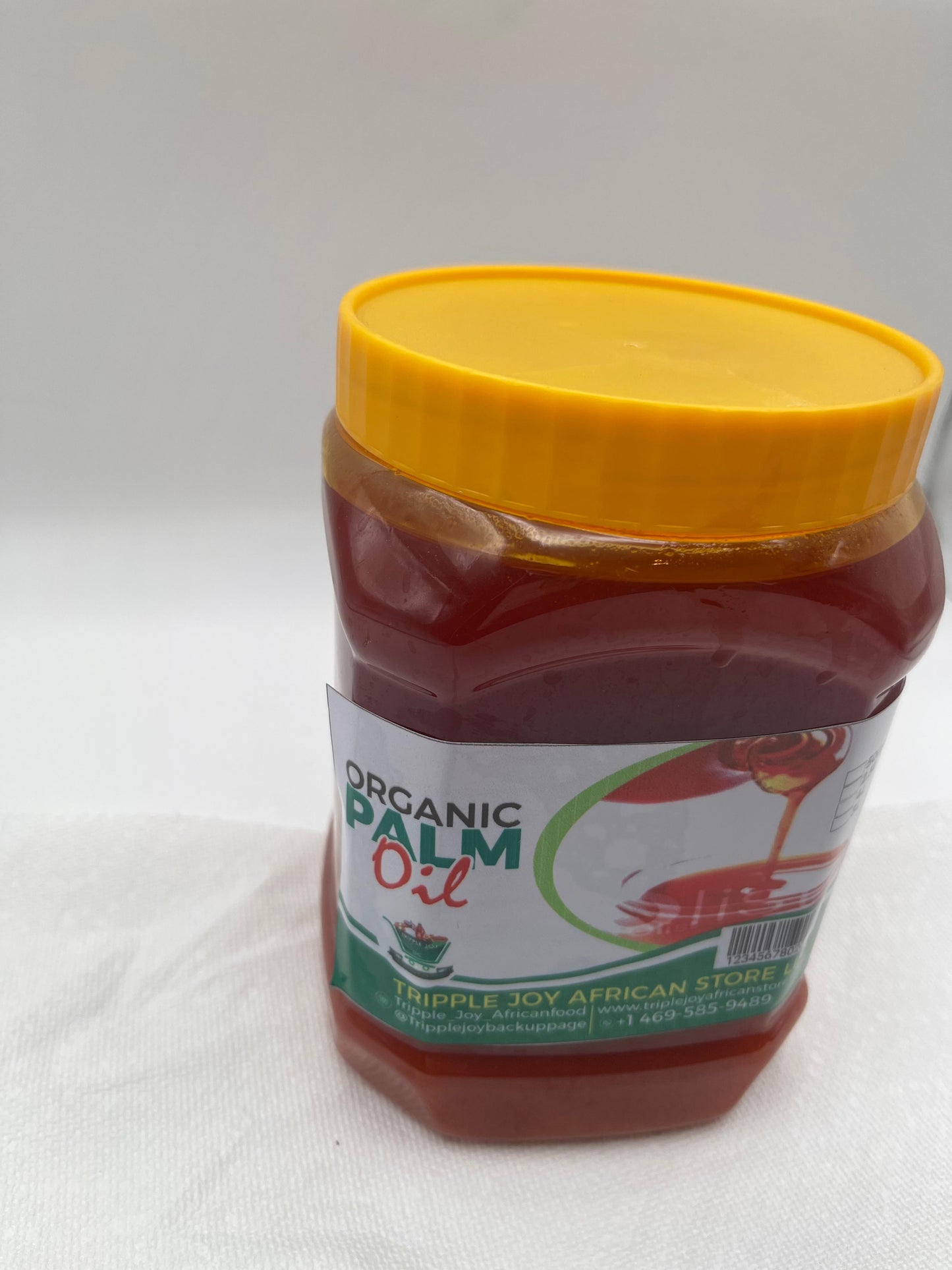 Tripplejoy organic palm oil 3lb( 48oz)