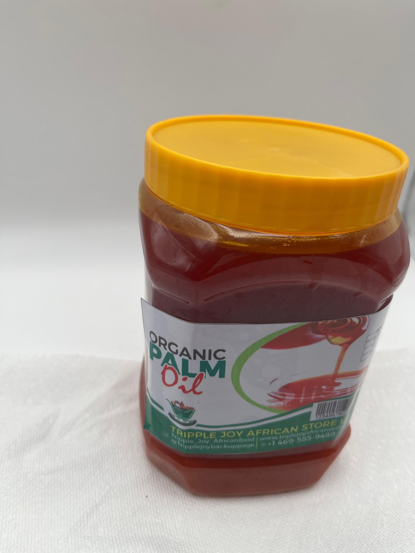 Tripplejoy organic palm oil 3lb( 48oz)